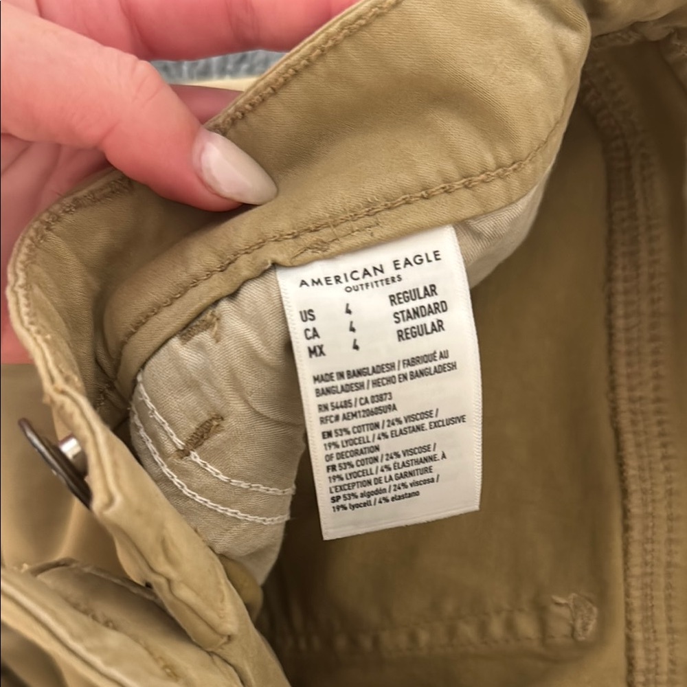 Tan Skinny Khaki Pants - Picture 7 of 12